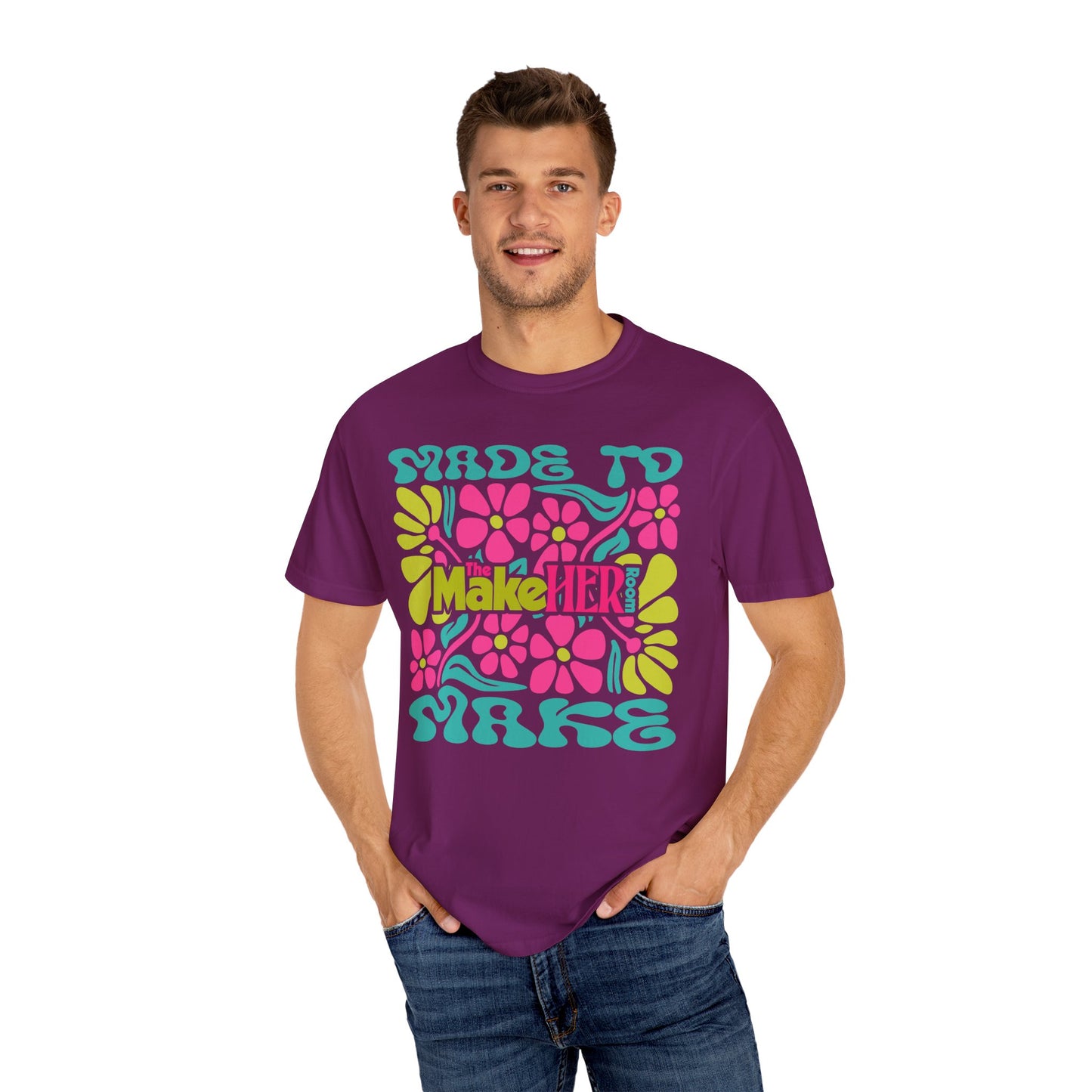 Made to Make Retro MHR Logo Unisex Garment-Dyed Comfort Colors T-shirt