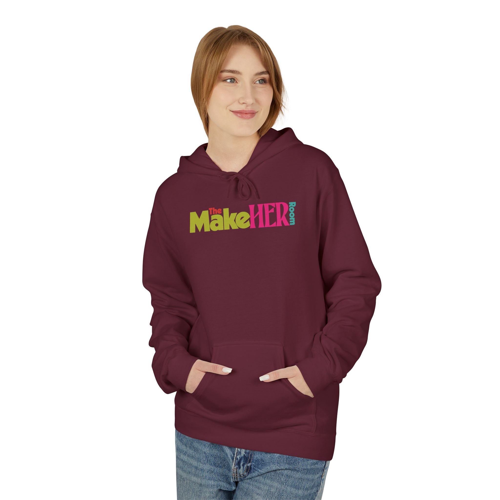 Made to Make Retro MHR Logo Unisex Midweight Softstyle Fleece Hoodie