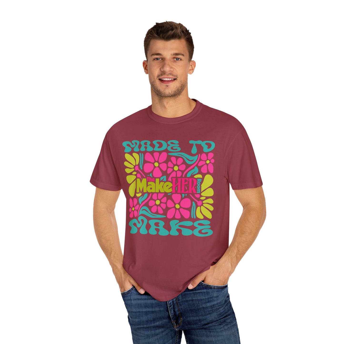 Made to Make Retro MHR Logo Unisex Garment-Dyed Comfort Colors T-shirt