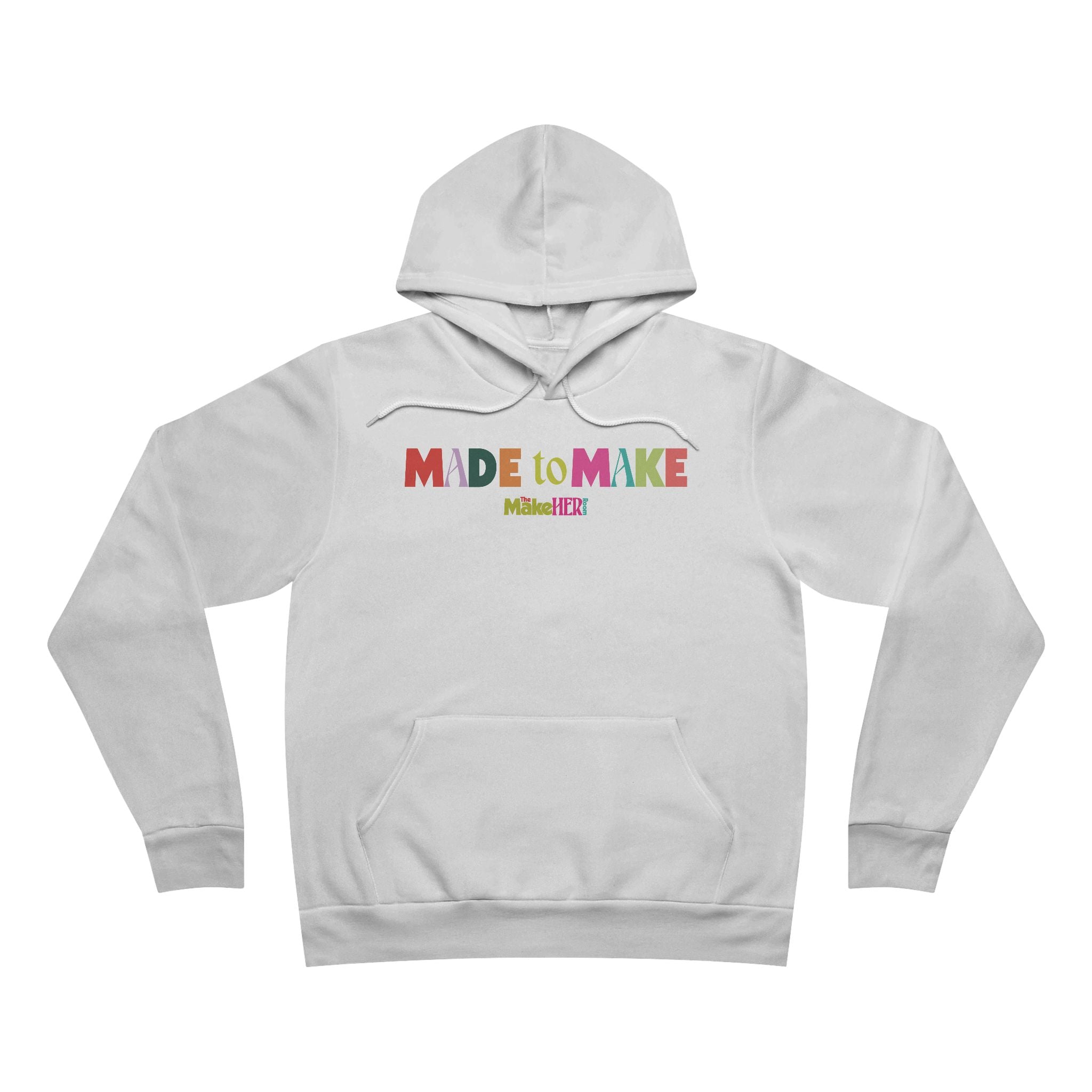 Made to Make MHR Logo Bella Canvas 3719 Unisex Sponge Fleece Hoodie