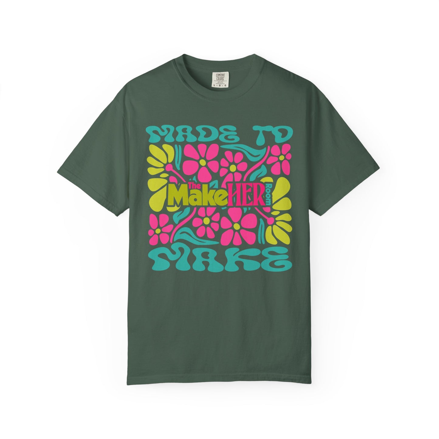Made to Make Retro MHR Logo Unisex Garment-Dyed Comfort Colors T-shirt