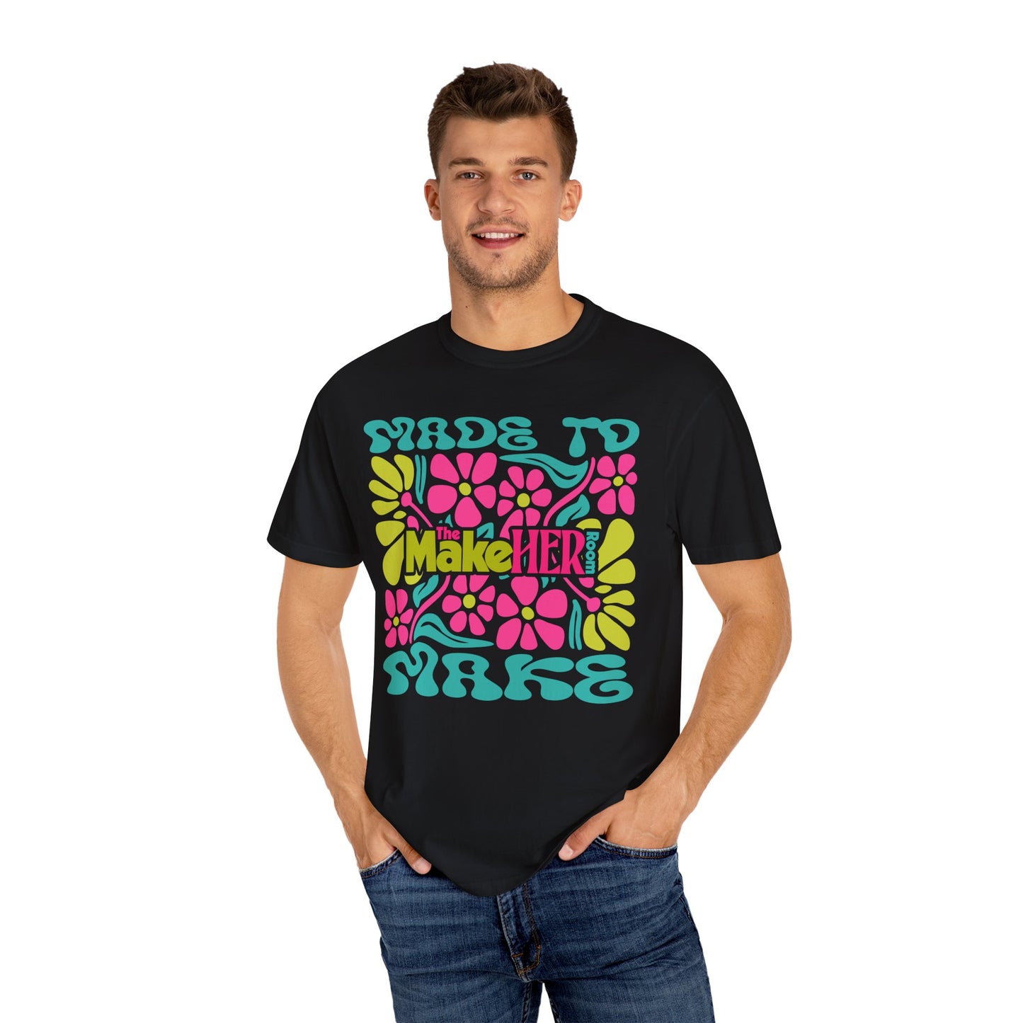 Made to Make Retro MHR Logo Unisex Garment-Dyed Comfort Colors T-shirt