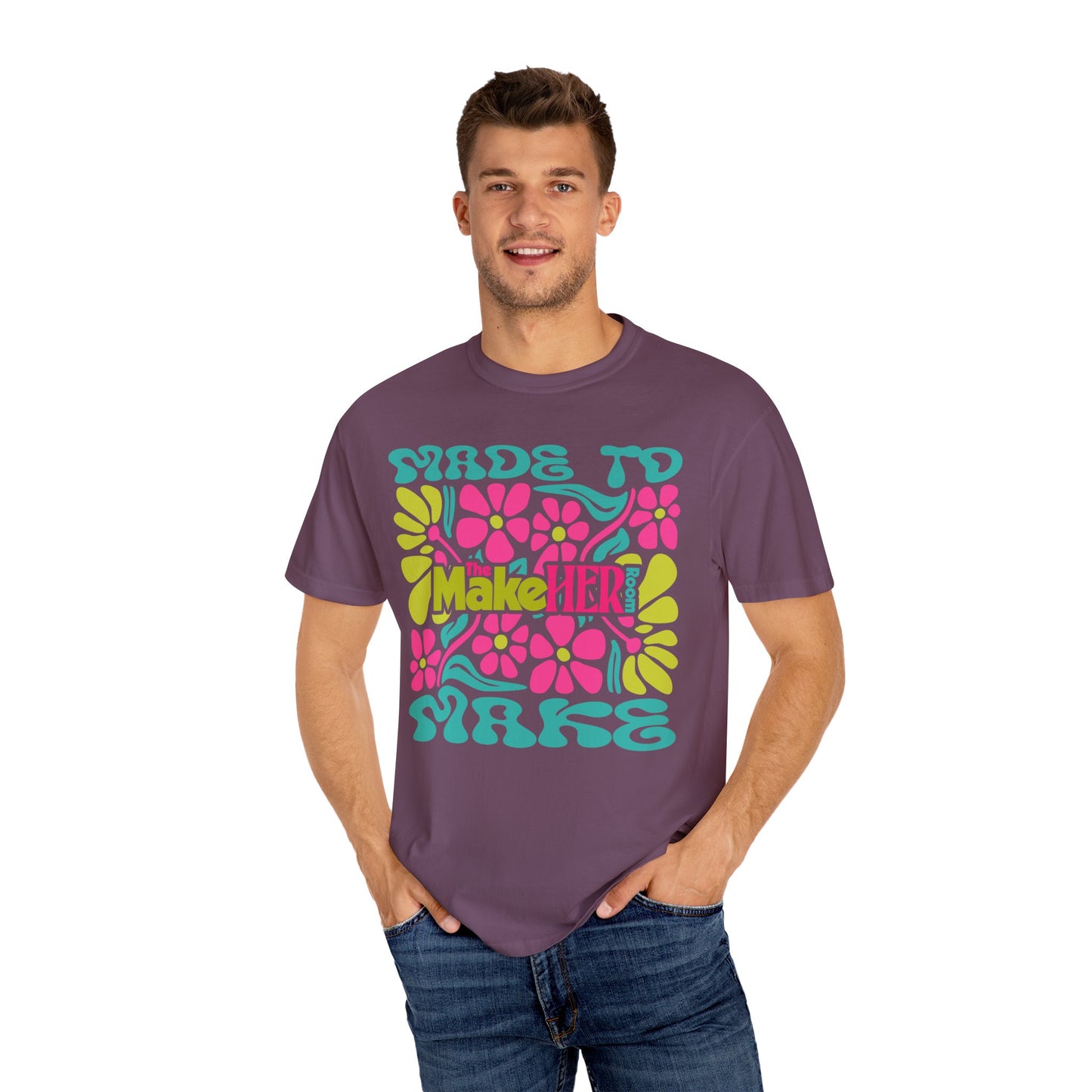 Made to Make Retro MHR Logo Unisex Garment-Dyed Comfort Colors T-shirt