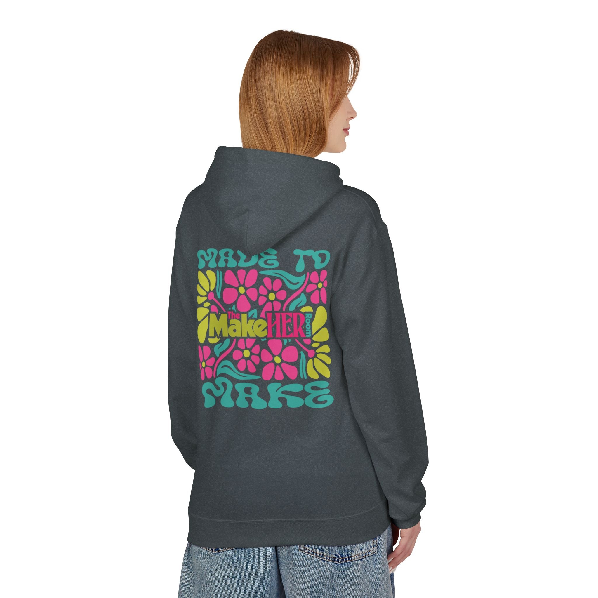Made to Make Retro MHR Logo Unisex Midweight Softstyle Fleece Hoodie