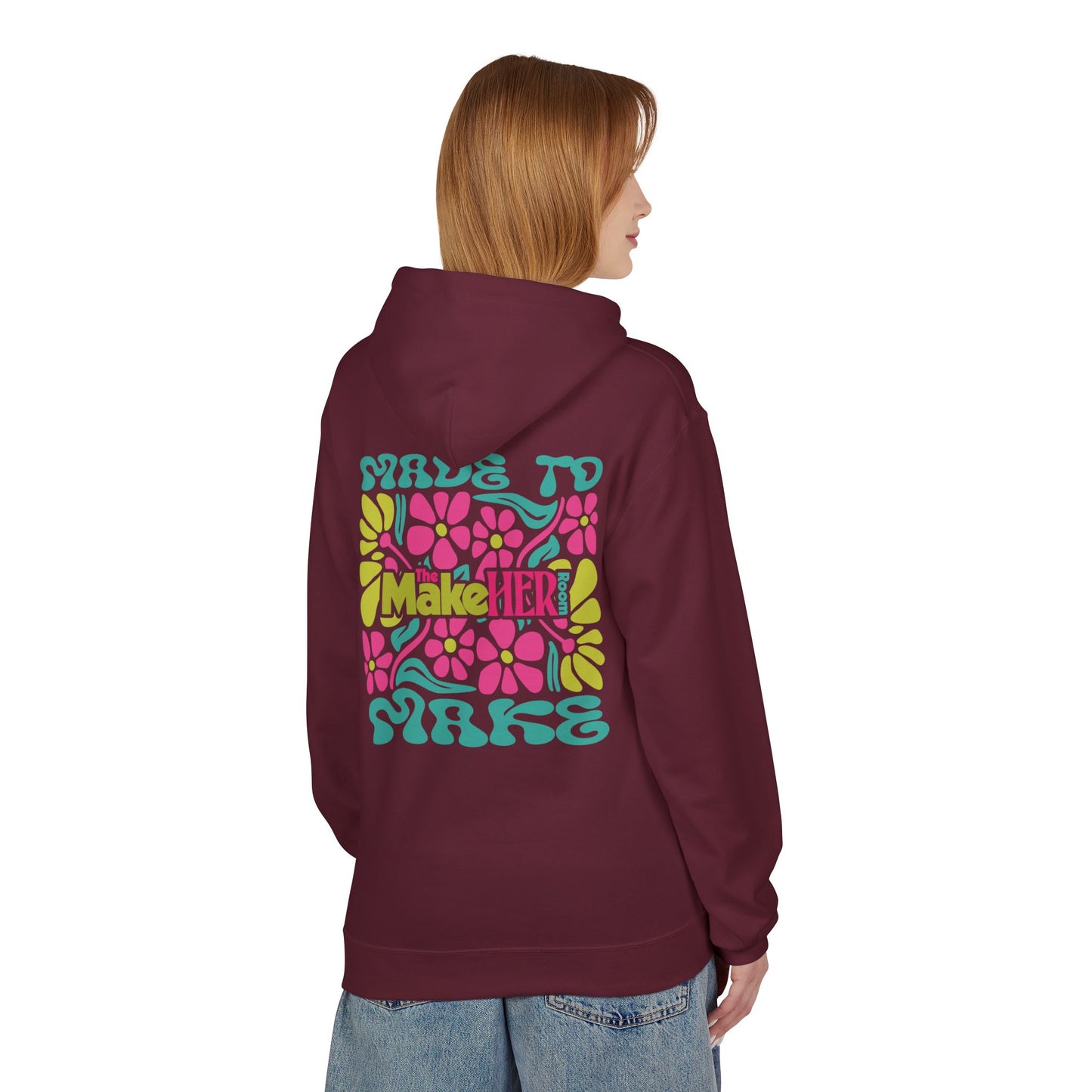 Made to Make Retro MHR Logo Unisex Midweight Softstyle Fleece Hoodie