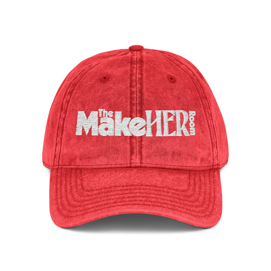MakeHER Room Logo Vintage Cap (Embroidery)