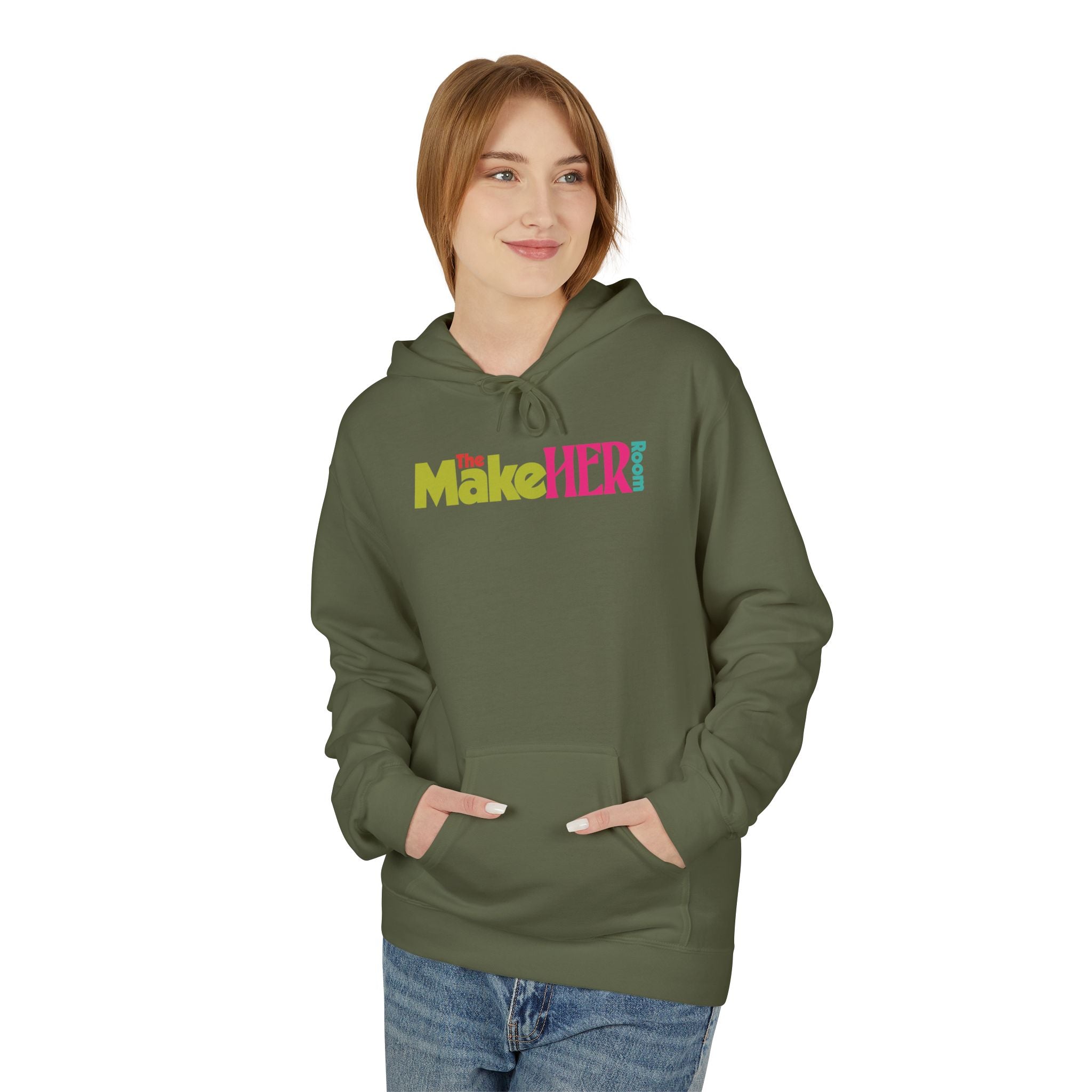 Made to Make Retro MHR Logo Unisex Midweight Softstyle Fleece Hoodie