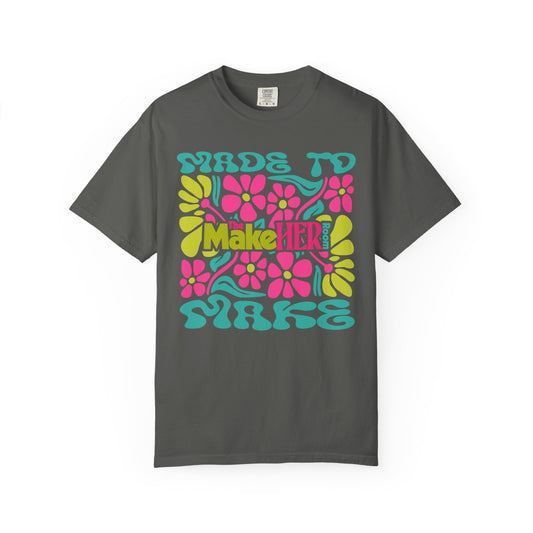 Made to Make Retro MHR Logo Unisex Garment-Dyed Comfort Colors T-shirt
